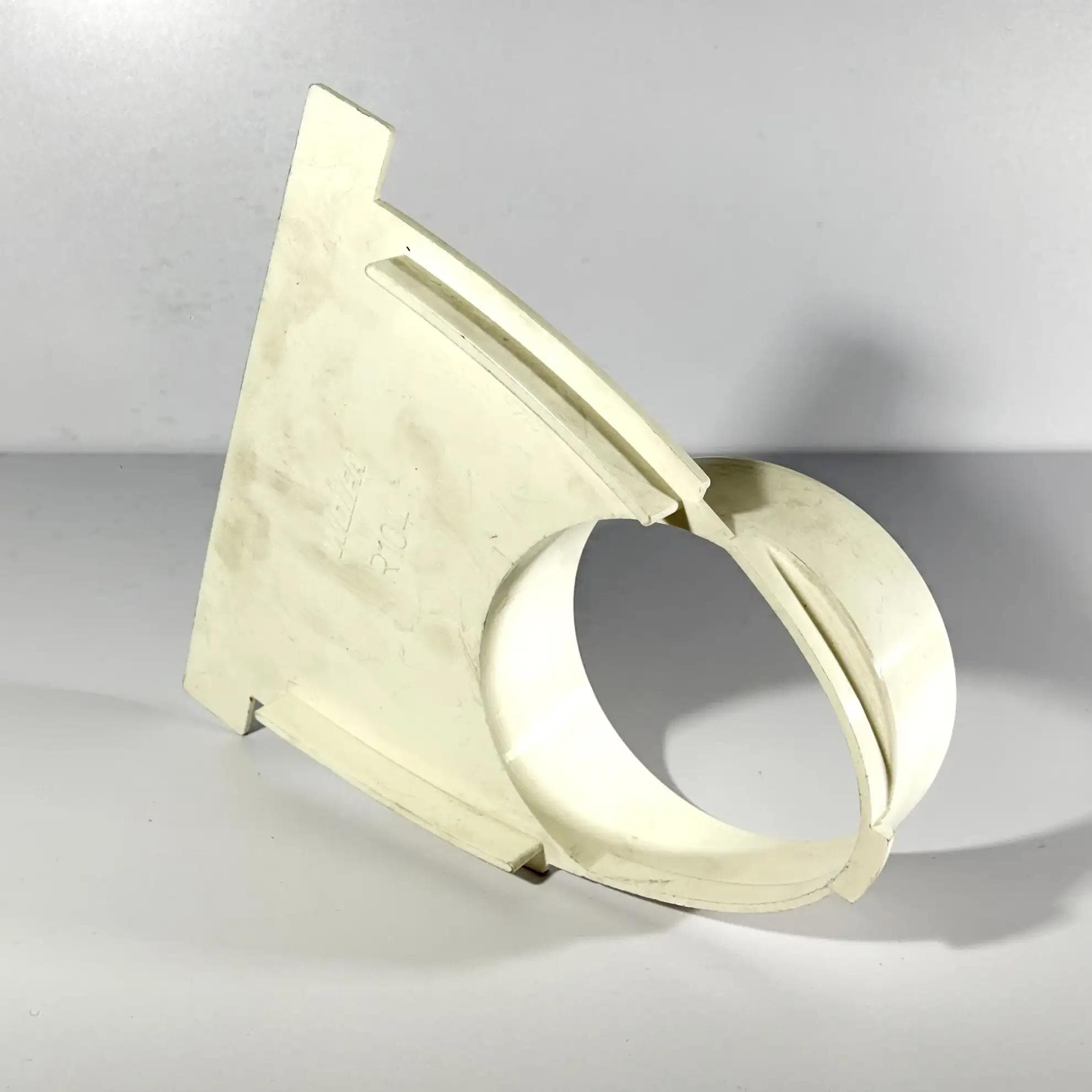 150V utløpstilkobling Ø125. Lys grå