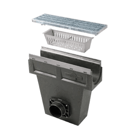 ERPF SK 155-150 Sandfang ST G m/ Prisma støpejernsrist. Poly Fortis