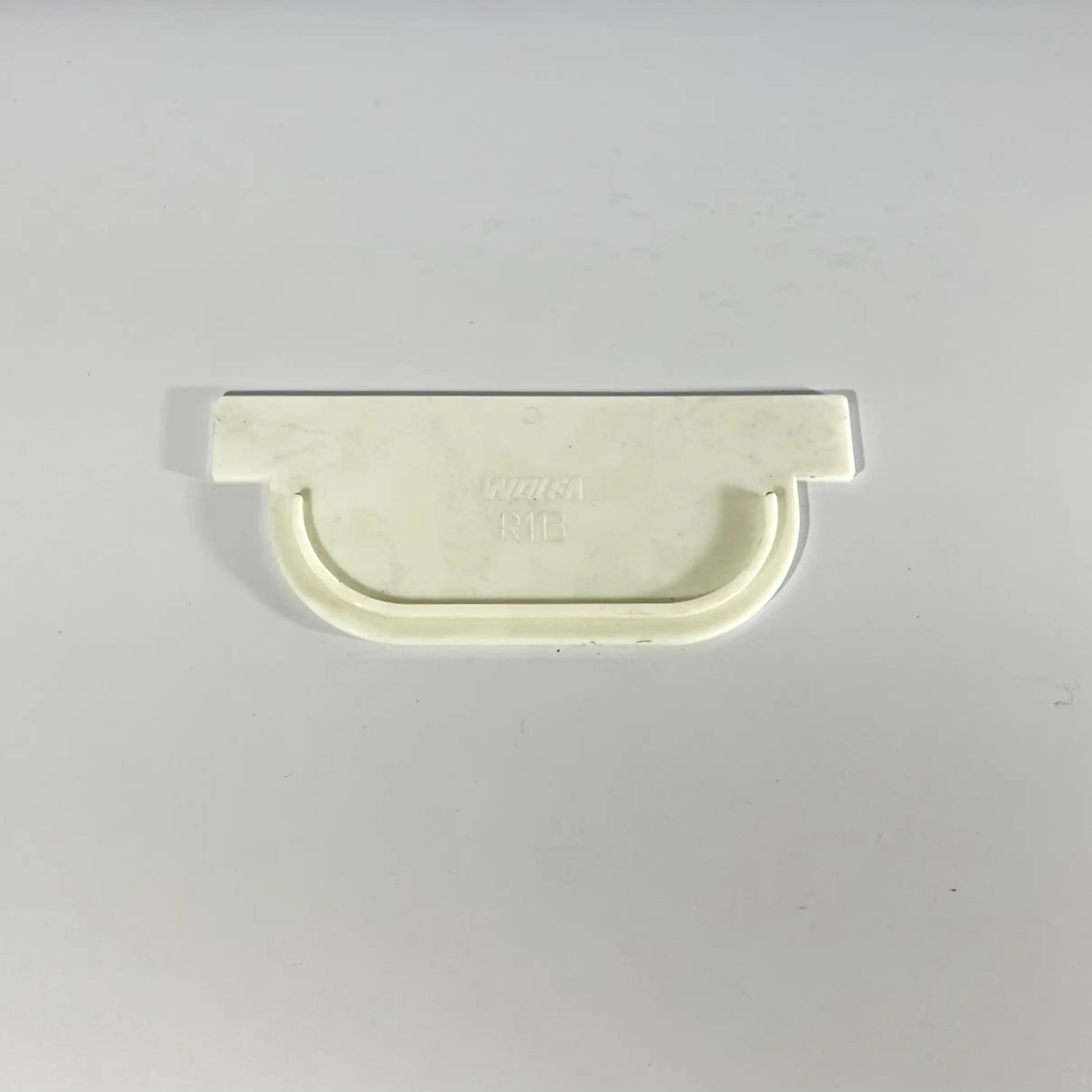 150F - endestykke. Lys grå