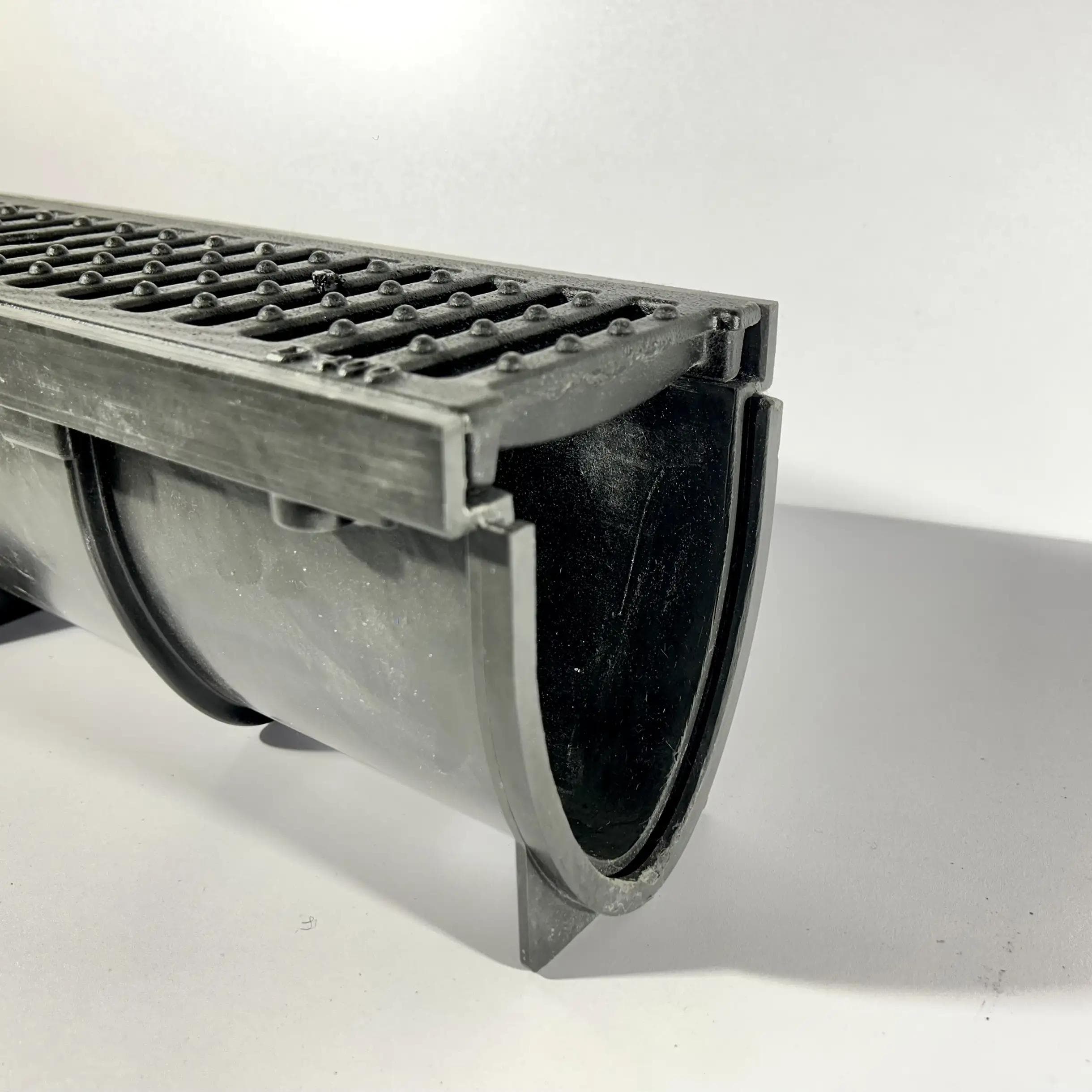 100V-line, støpejern D400, 100cm. Koksgrå