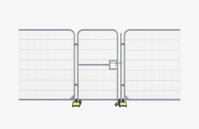 Ganggrind med låsbeslag