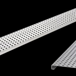 Rustfri Perforert Rist ERS -STABILE- Dreneringsrenne med 8x8 Firkant-perforert rist. 14 cm x 6 ...